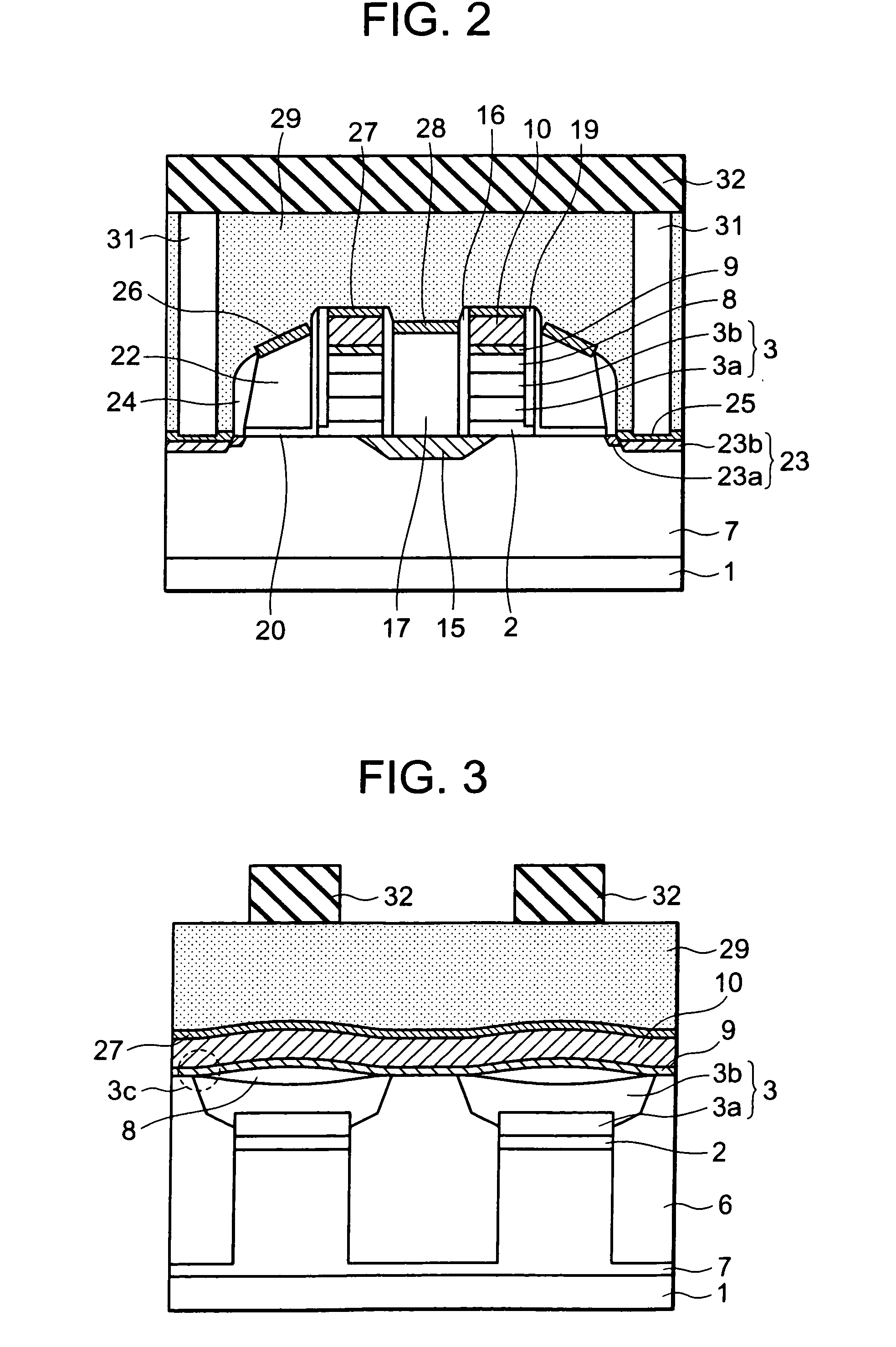 Non-volatile semiconductor memory device having an erasing gate