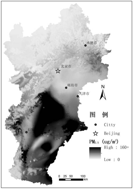 Air pollution prediction method based on deep fusion of multi-source space-time big data