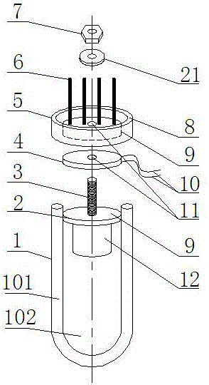 Double vacuum inner condensing solar collector tube for power generation and heating