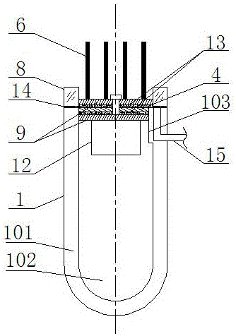 Double vacuum inner condensing solar collector tube for power generation and heating