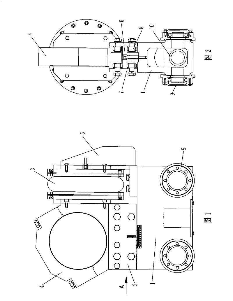 Constant tension micro-compensation trolley device used for papermaking mechanical felt tensioning machine