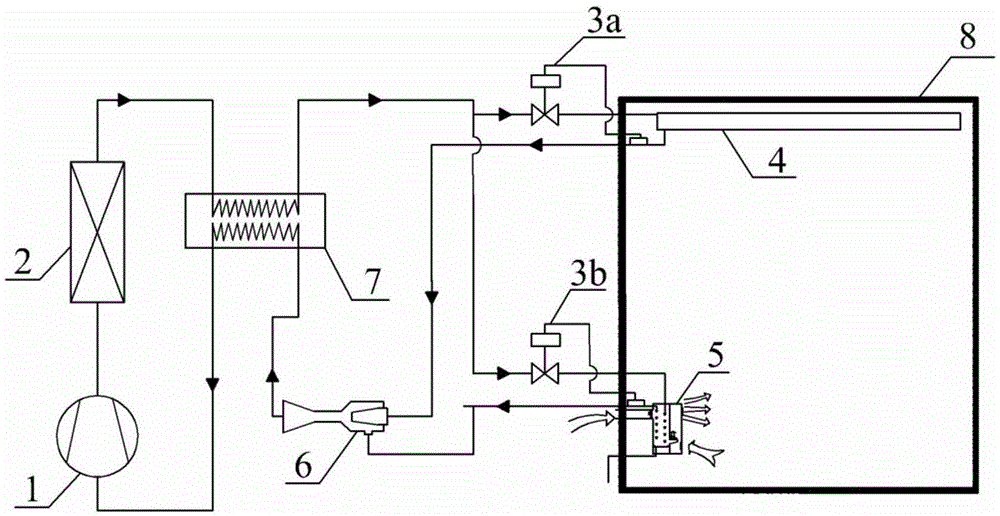 A dual-temperature radiant room air conditioner capable of handling fresh air