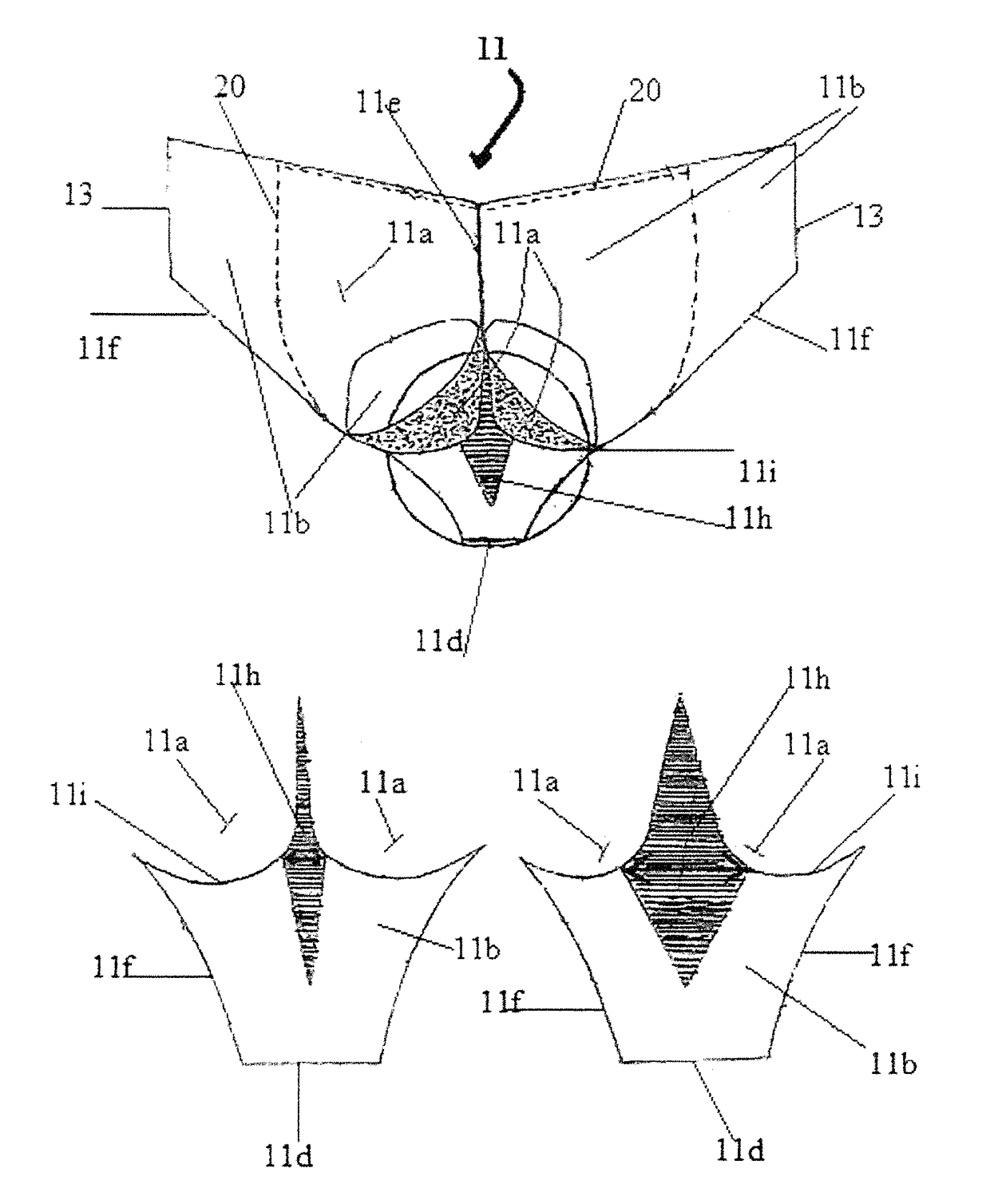 Jeans garment having body contouring and shape-enhancing functions