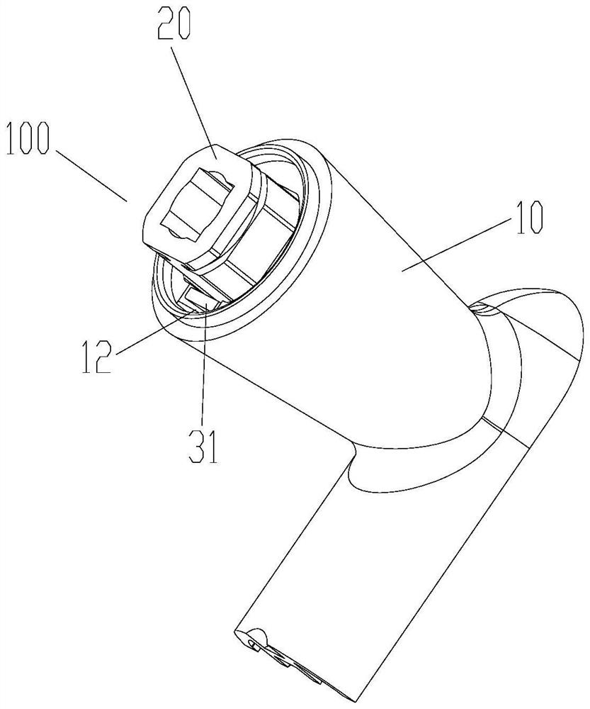 Handle assembly and lock with same