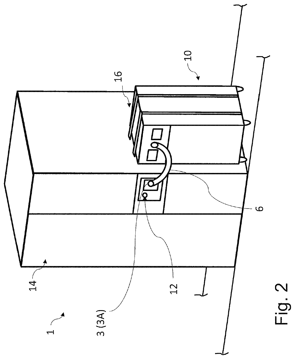 System for suctioning a fluid as well as a vehicle having such a system