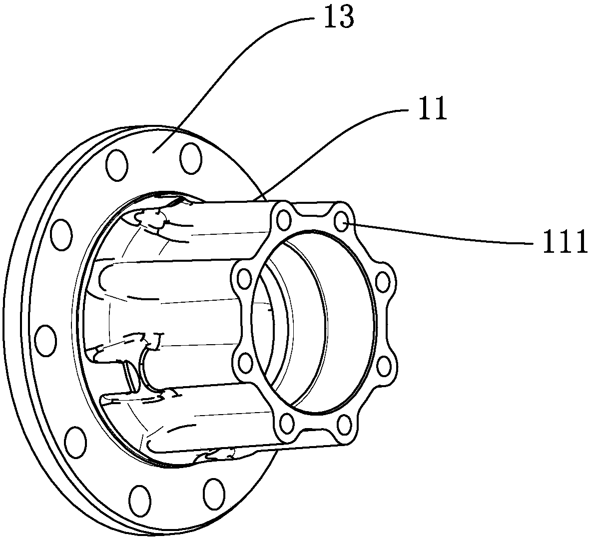 A Casting Process of Rear Axle Hub Connector