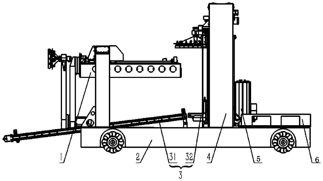 A mobile robot for automatic loading and unloading of goods