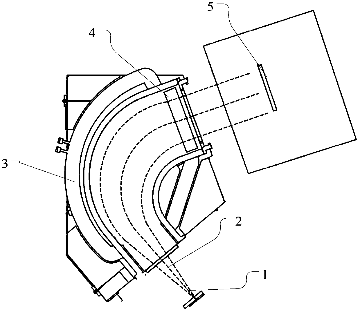 Broad beam ion implantation machine uniformity regulating device