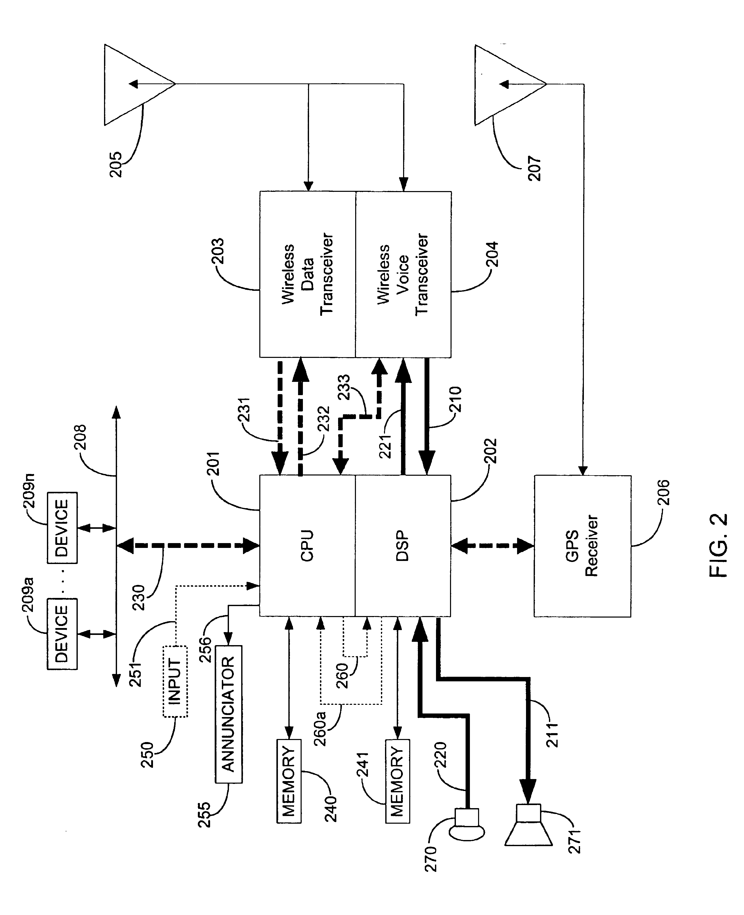Method and apparatus for processing an input speech signal during presentation of an output audio signal