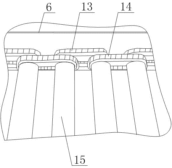 Space transmission system capable of keeping conveying continuity