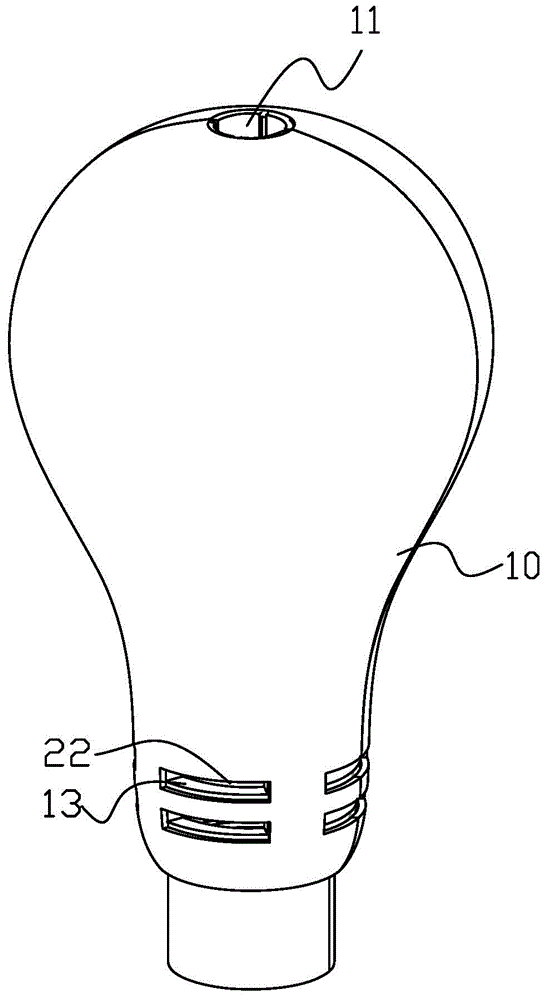 LED lamp heat dissipation structure