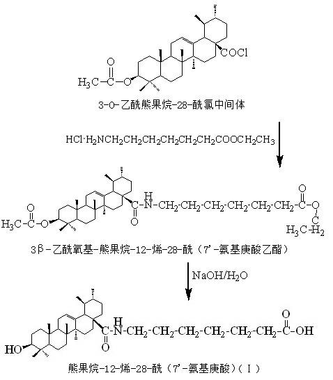 Ursolic acid derivative and preparation method thereof