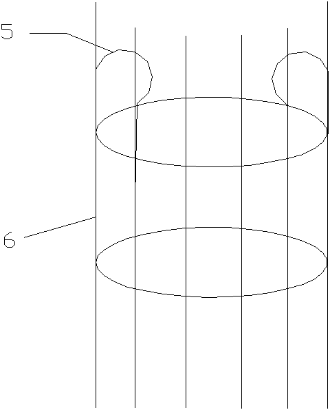 Device and method for hoisting entire oversized steel reinforcement cage in one step