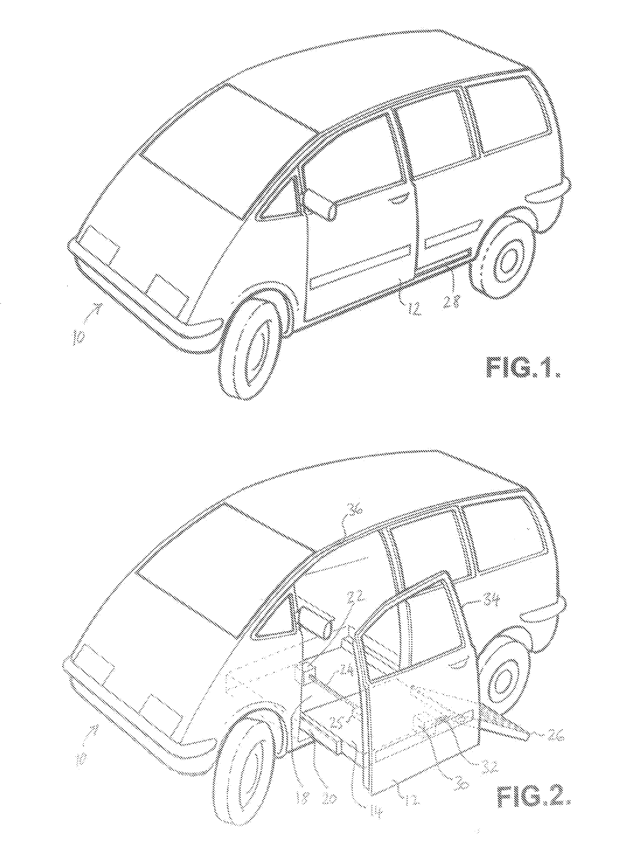 Vehicle and method of modification thereof