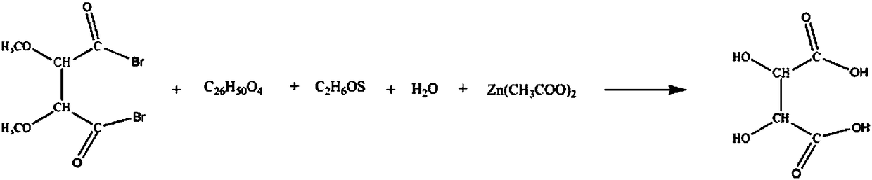 Synthetic method of 2,3-dihydrobutanedioic acid drug intermediate