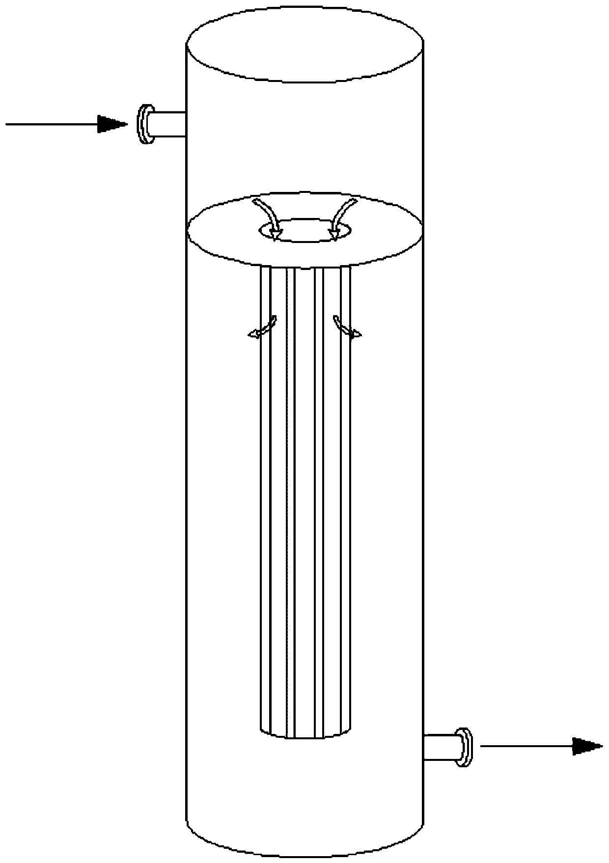 Integrated sand remover