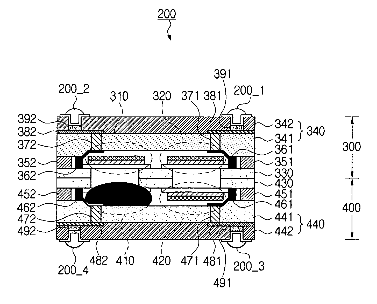 Multi-band filter module and method of fabricating the same