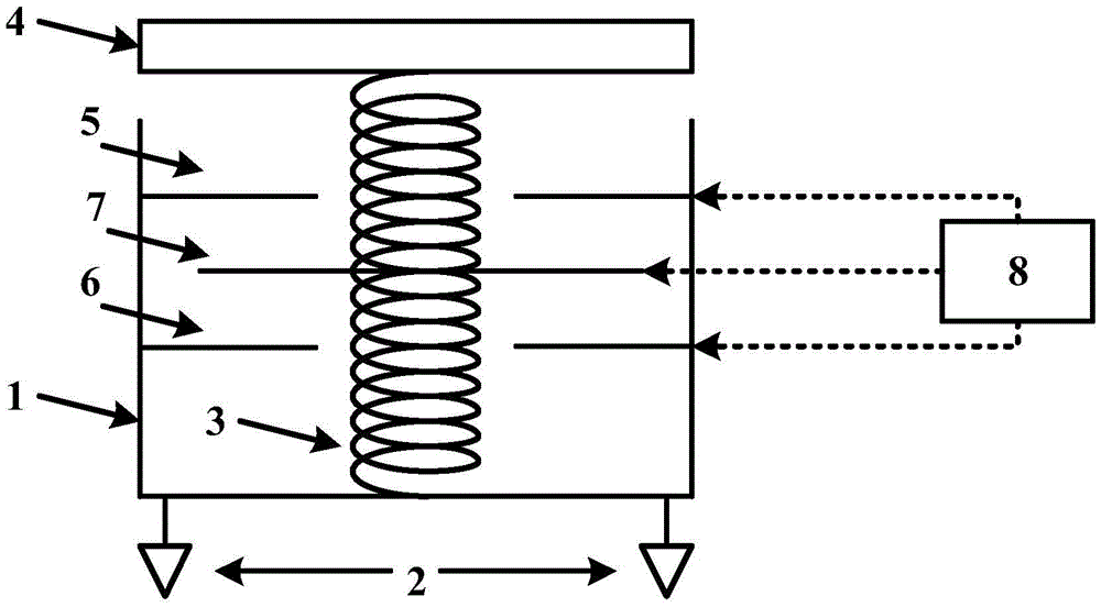 A low-frequency vibration isolation system and vibration isolation method based on electrostatic negative stiffness