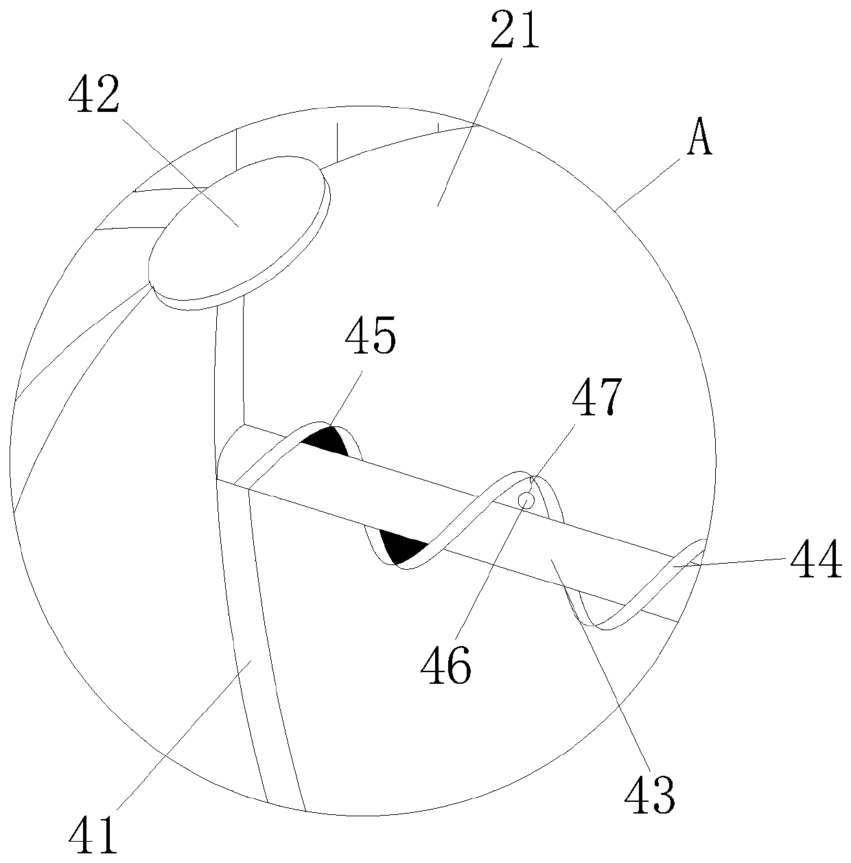 Outdoor anti-collision communication antenna