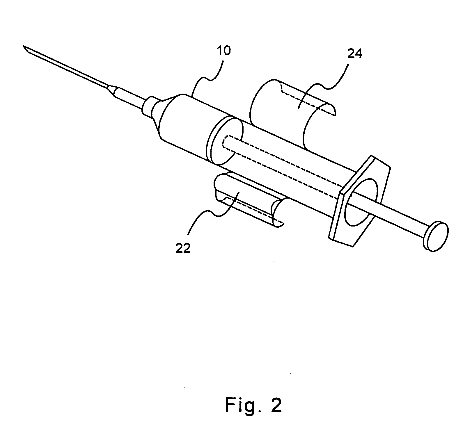 Hypodermic Syringe With Vial Attachment