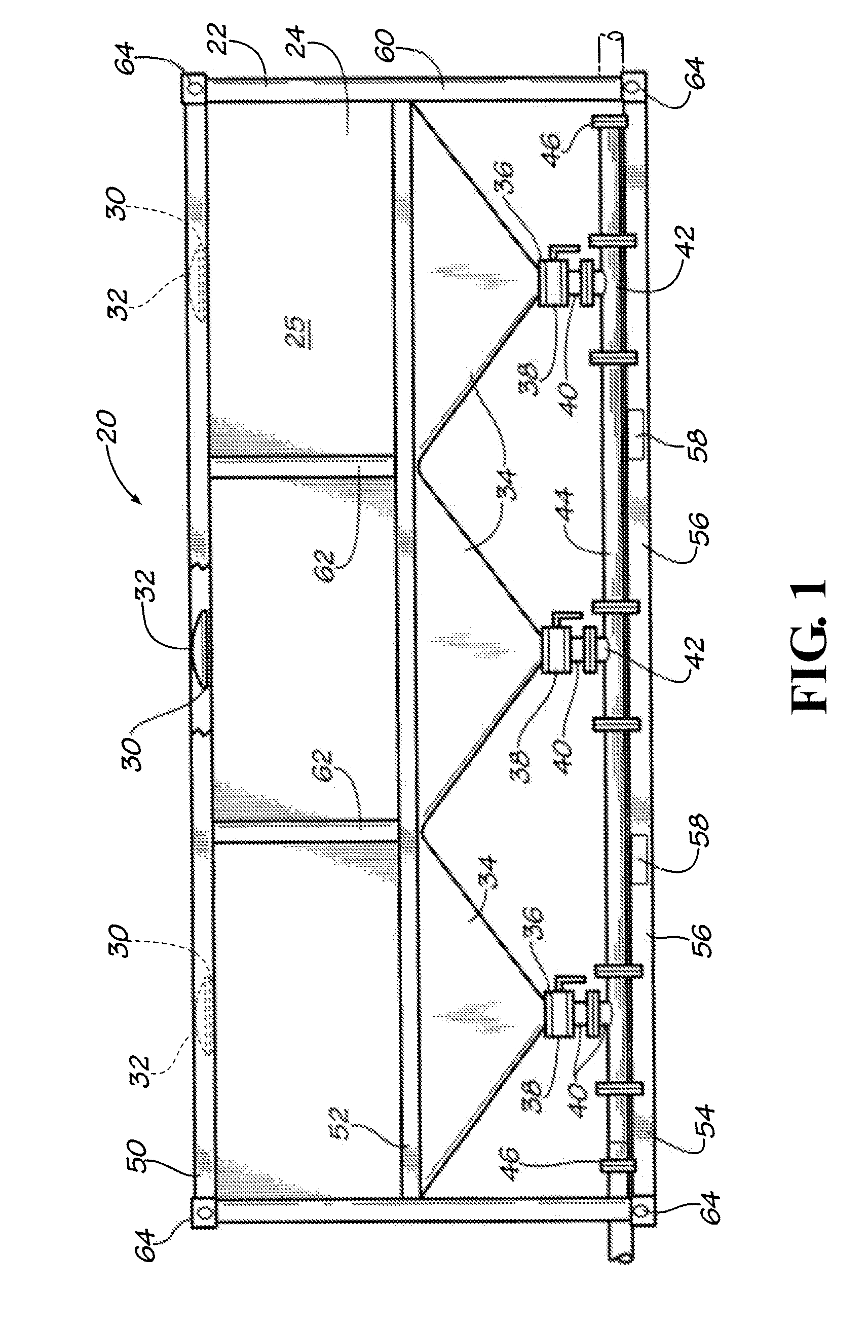 Framed Transport And Distribution Container For Bulk Granular Product And Method