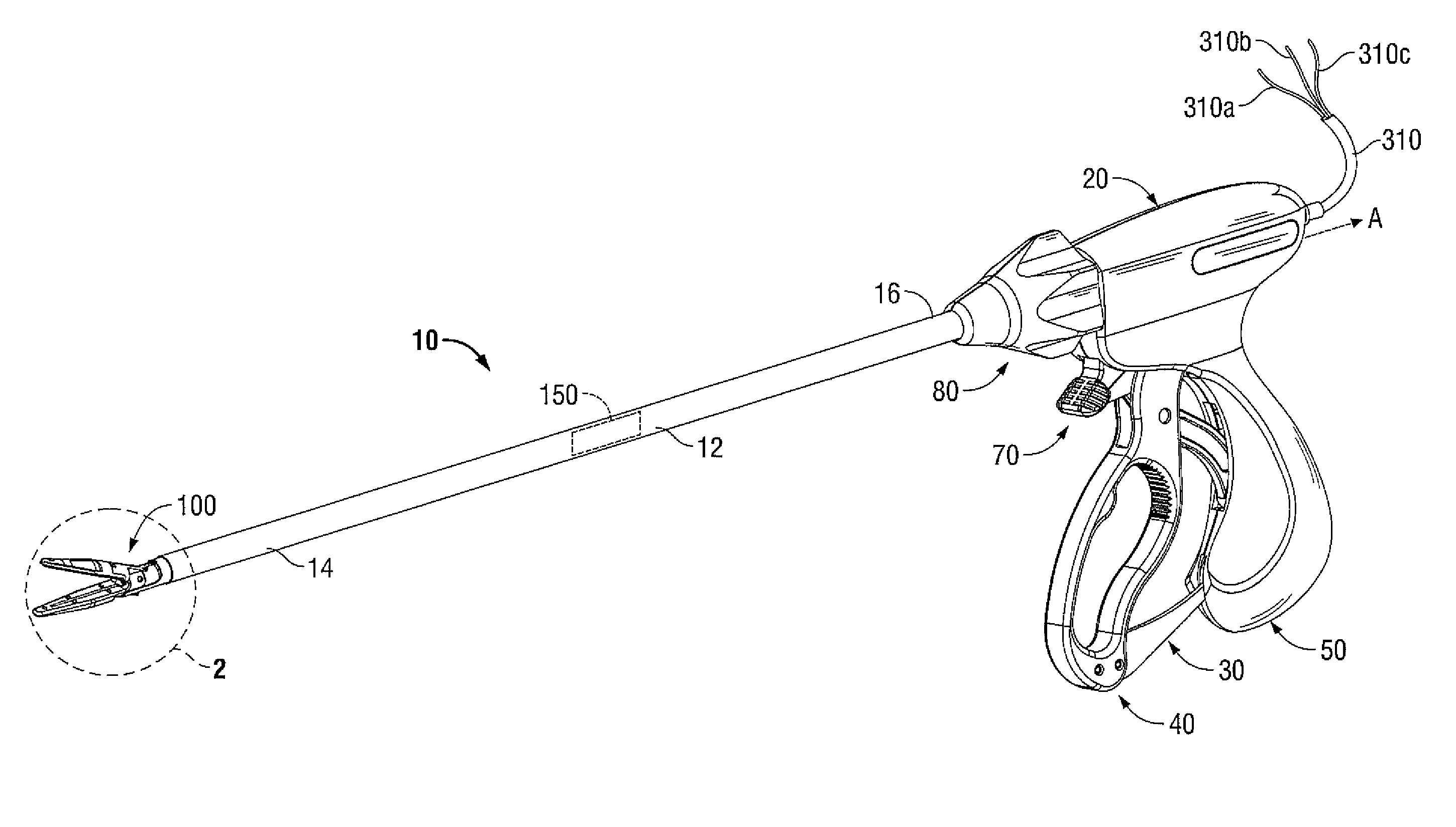 Apparatus, system, and method for performing an endoscopic electrosurgical procedure