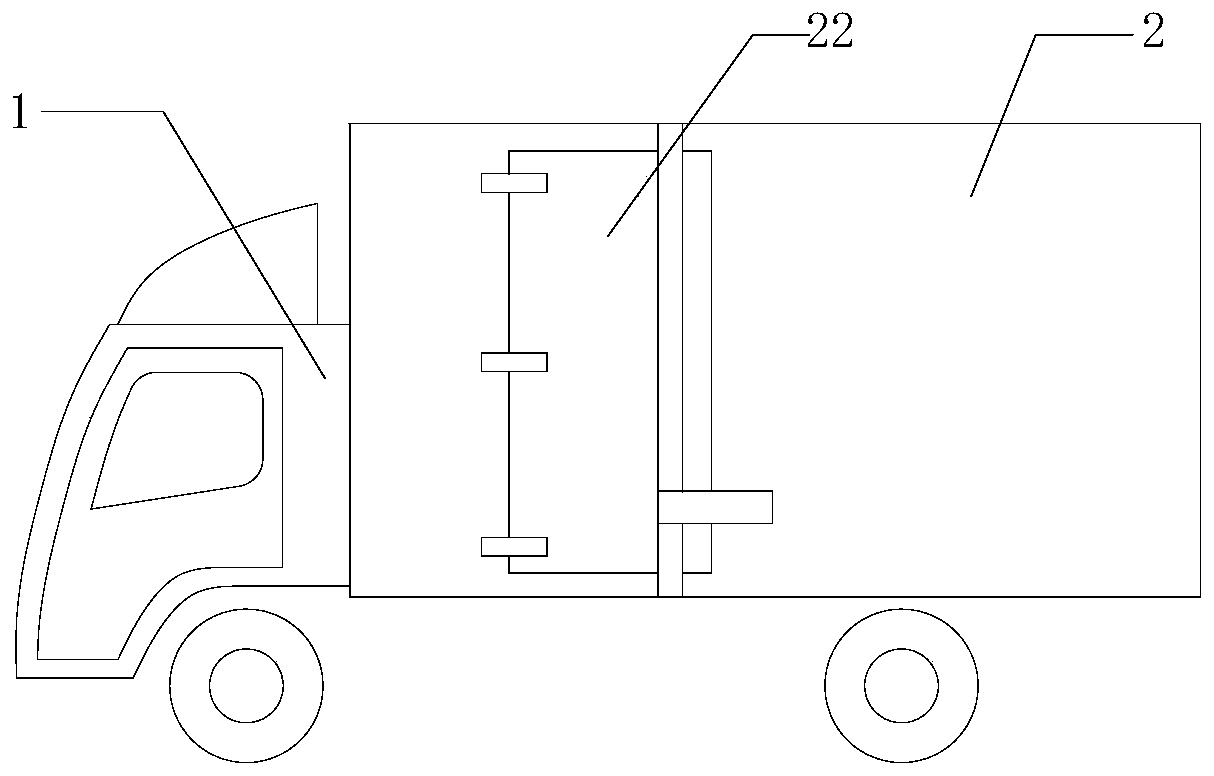 Mobile supermarket vehicle