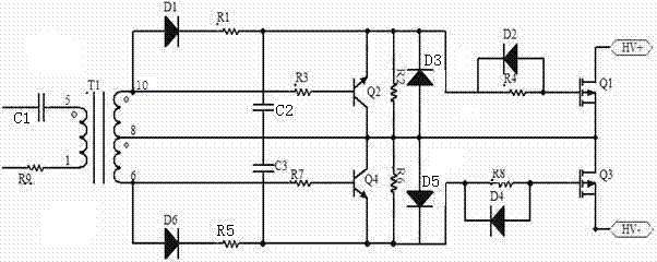 Switching power supply driving circuit and dead time adjusting method thereof