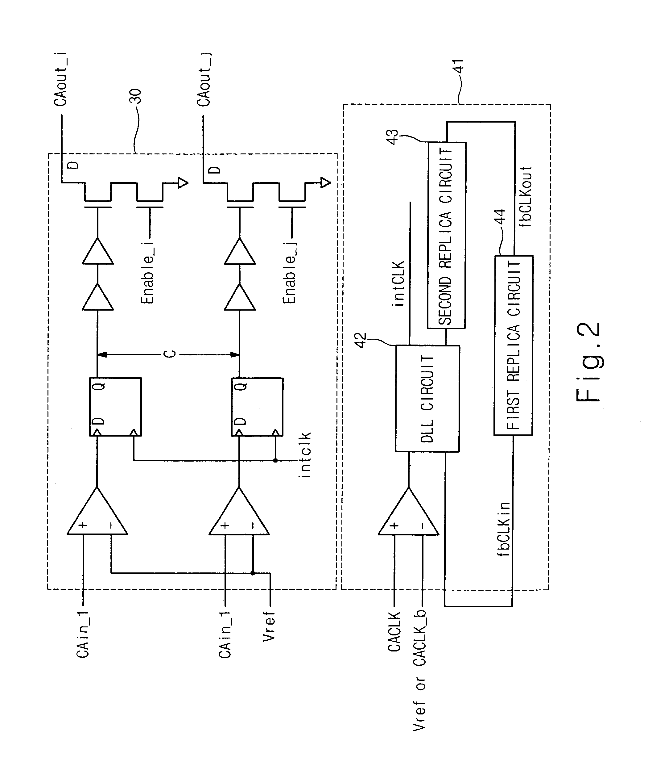 Memory system using non-distributed command/address clock signals