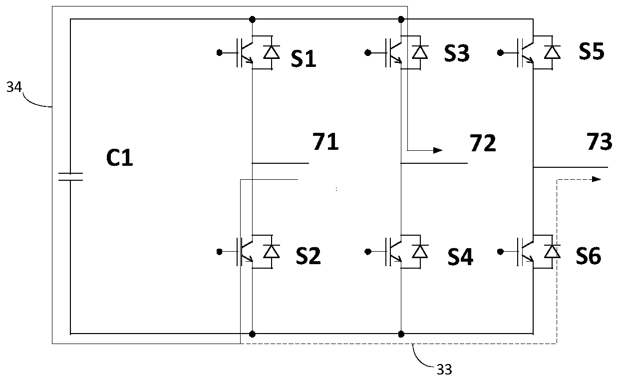 Multi-port hybrid direct current circuit breaker