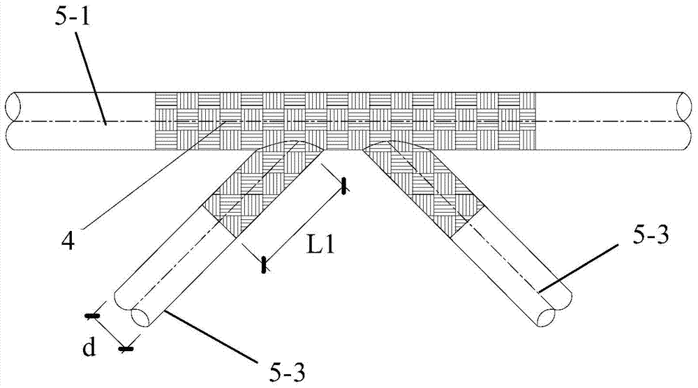 CFRP cloth reinforcing structure of steel truss bridge steel tube tubular joints