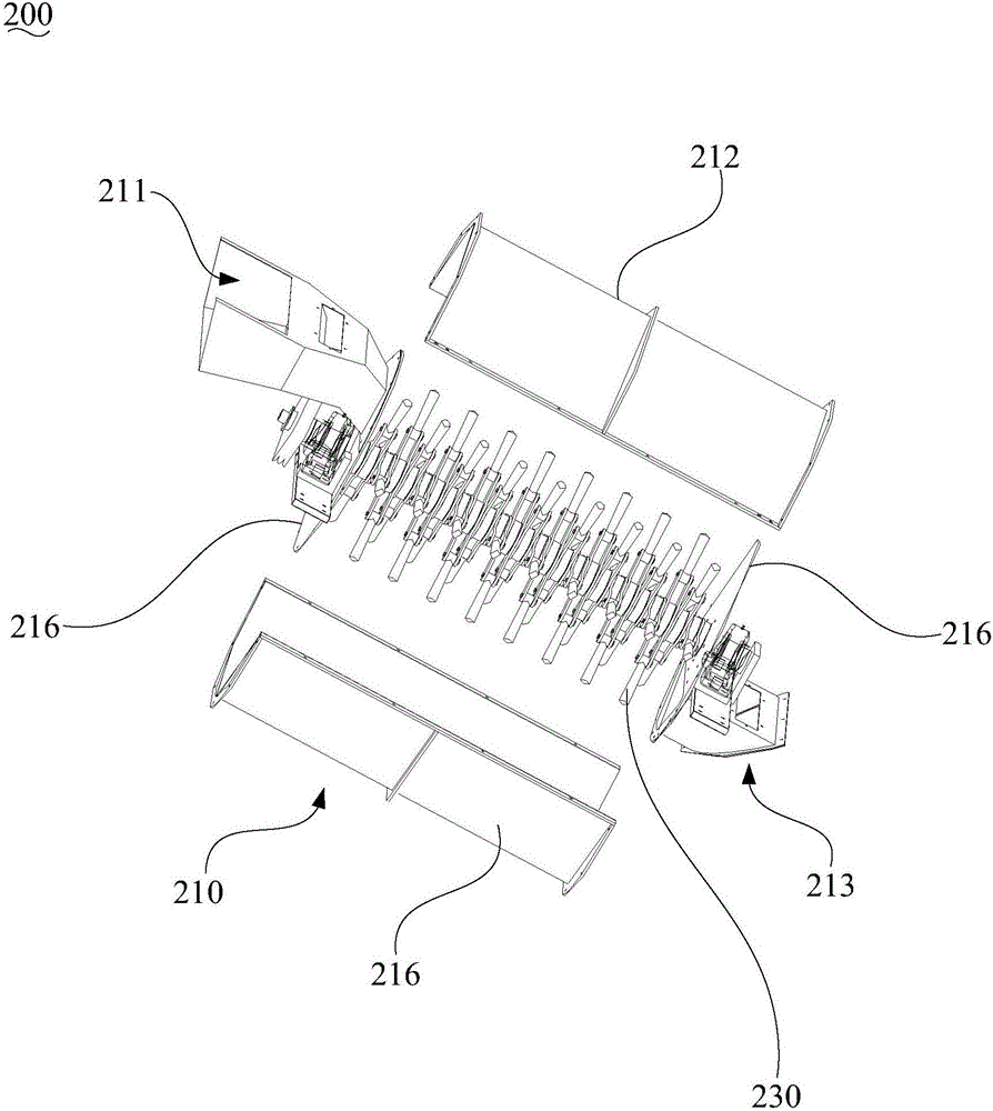 Cut tobacco recovery device and waste cigarette crushing mechanism thereof