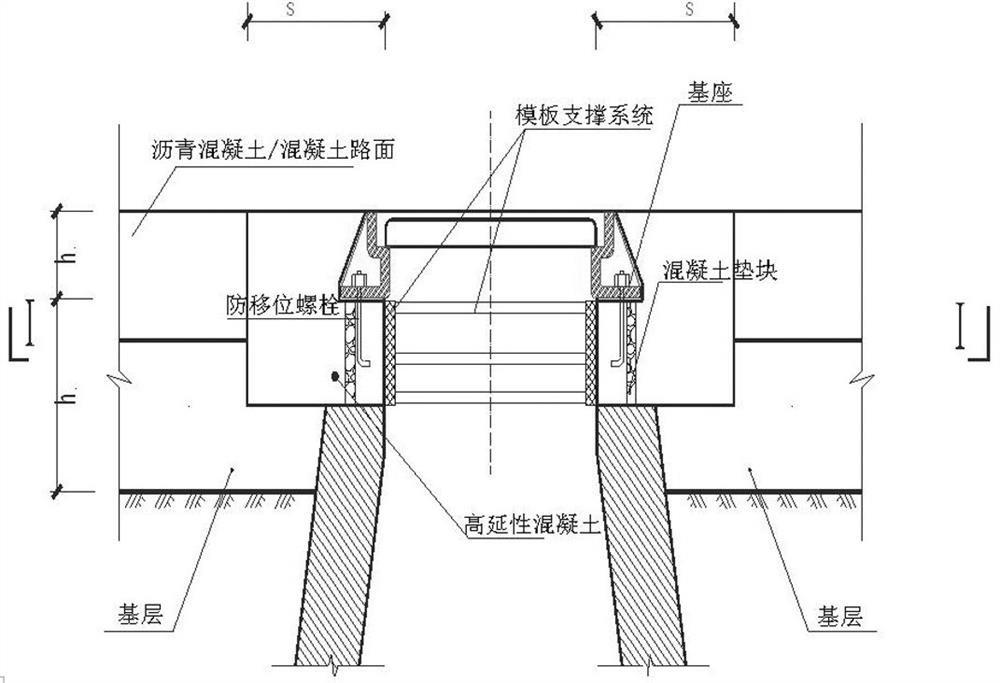 Method for repairing and resetting road manhole cover