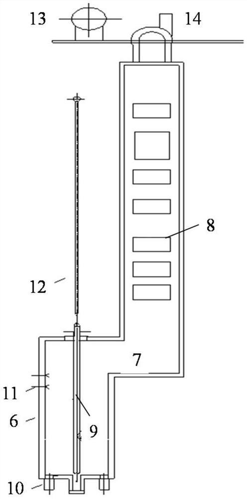 An ethylene cracking furnace