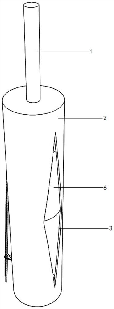 Opening and closing actuating mechanism of vacuum circuit breaker