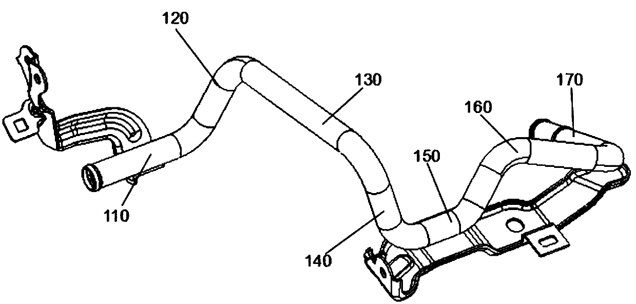 A welding and clamping device for multi-bent pipe fittings and brackets