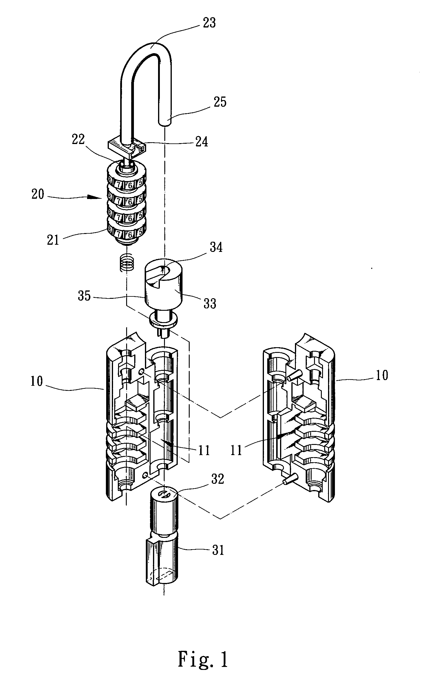 Locking apparatus with double locking units