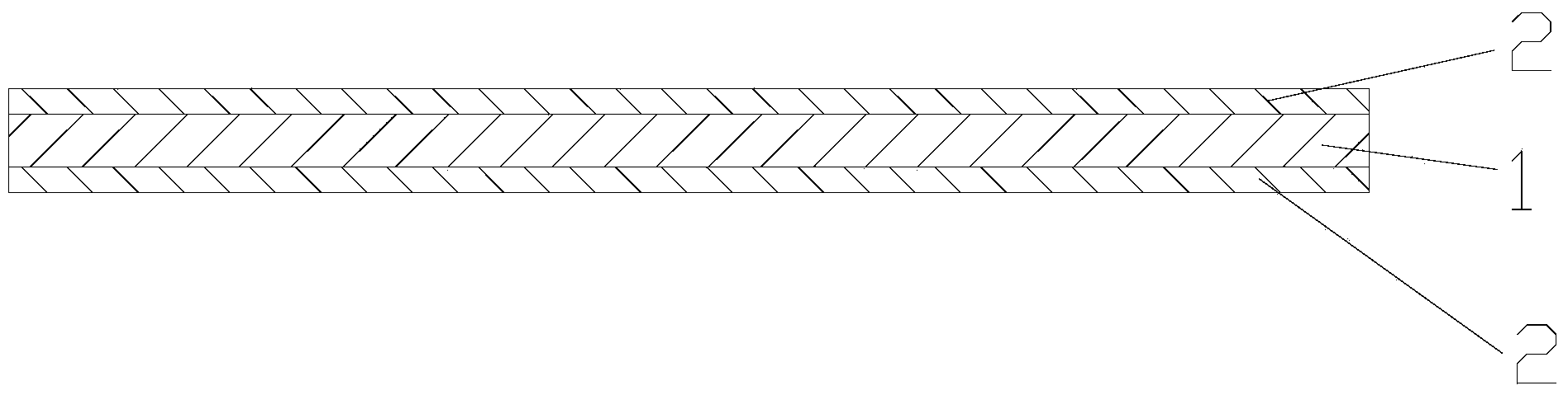 Needling static filter cotton and preparation method thereof