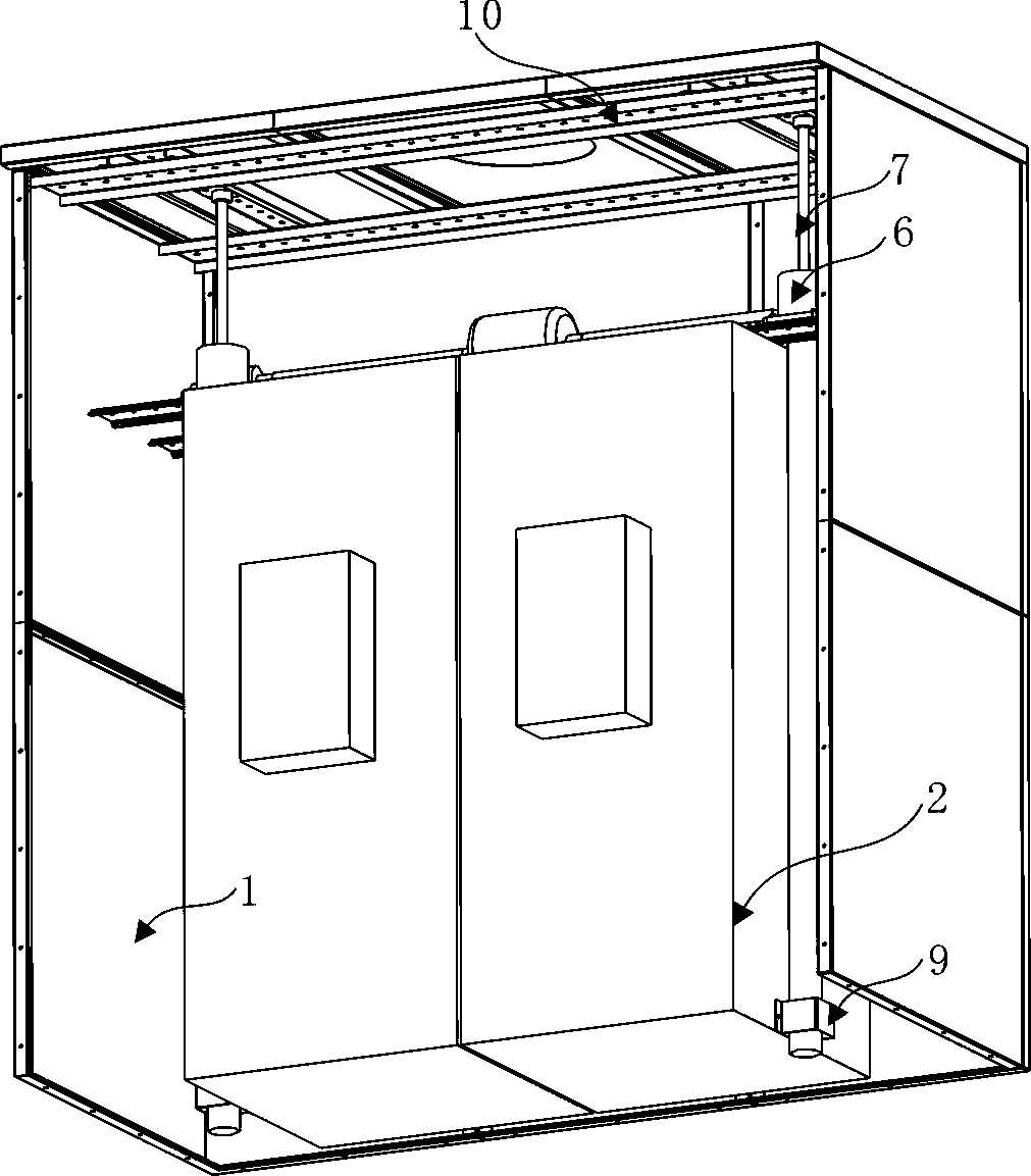 Outdoor base station integrated integrated anti-theft cabin