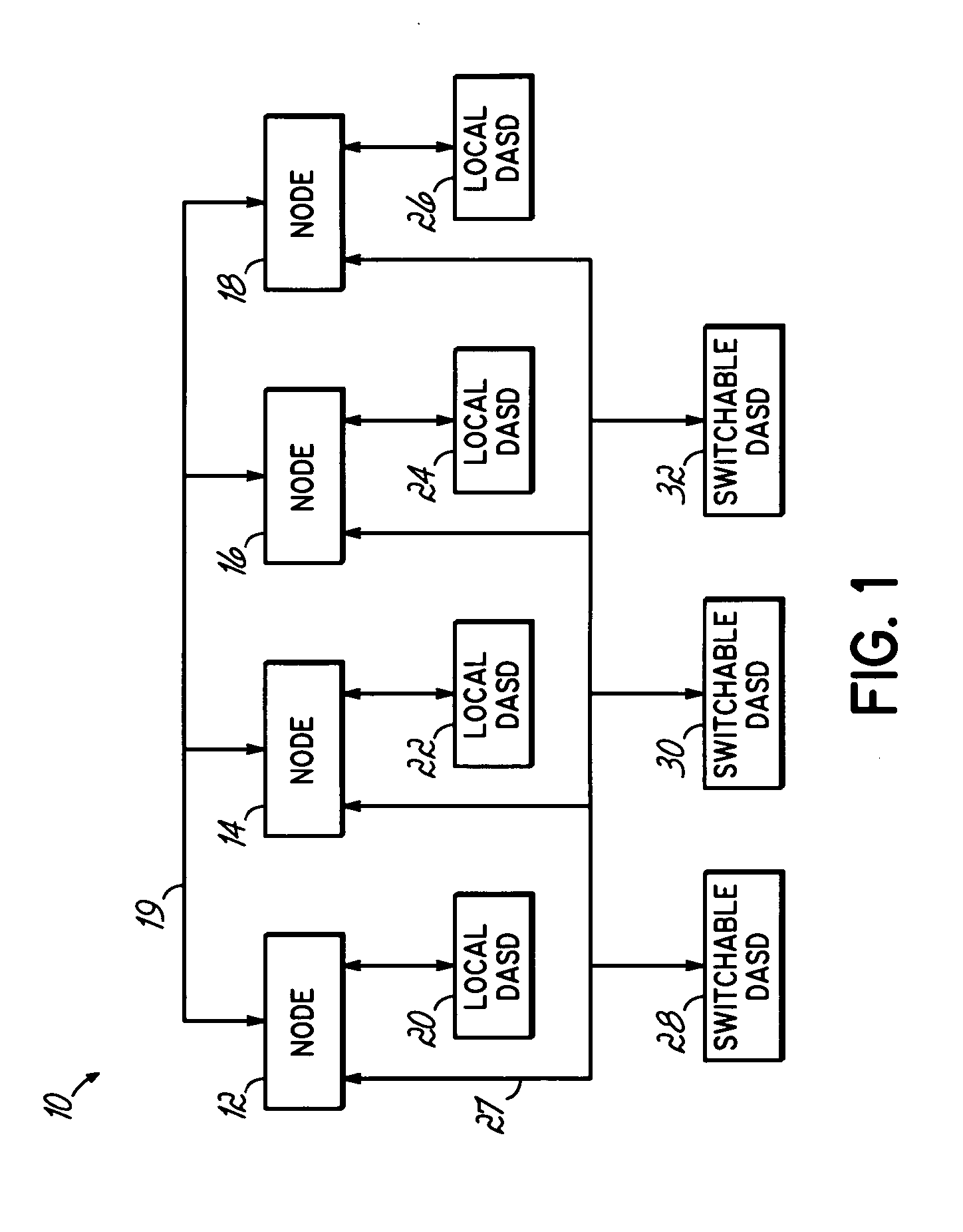 Commingled write cache in dual input/output adapter
