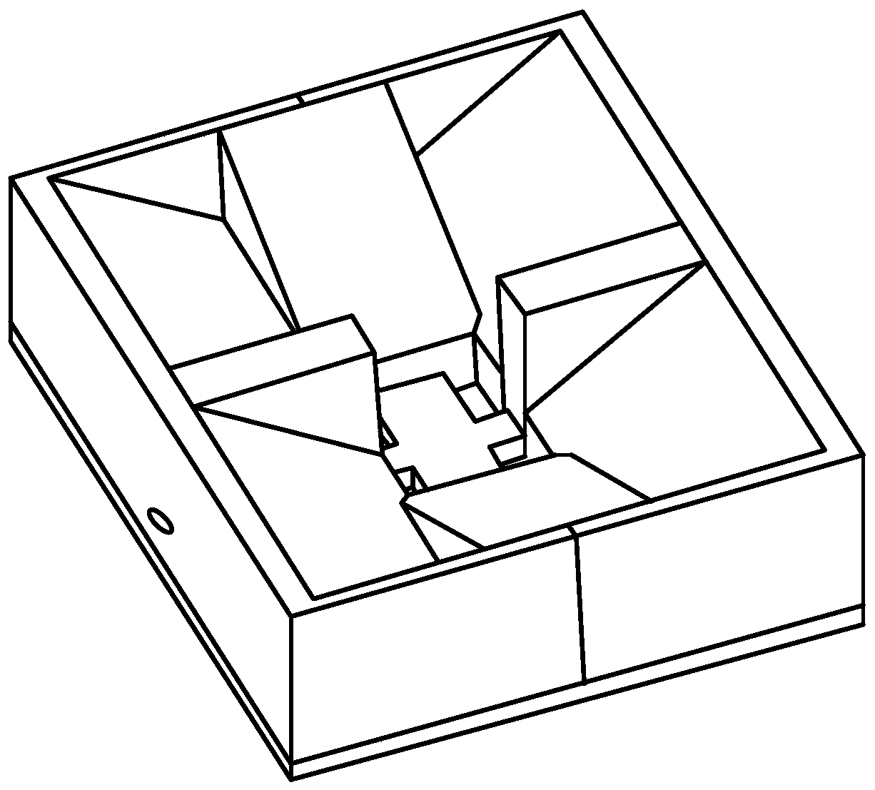 Broadband Double Ridge Horn Antenna