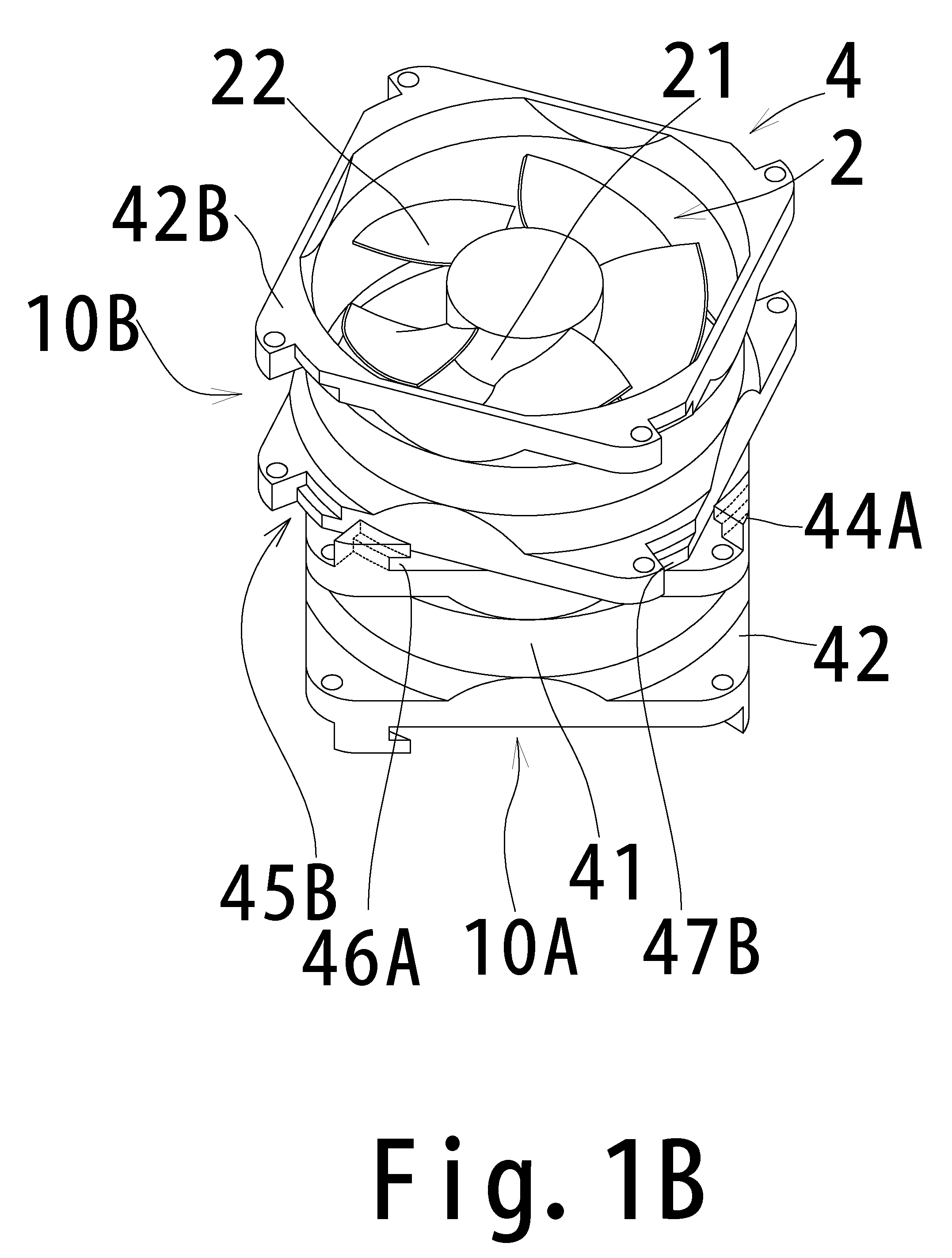 Housing assembly for use in fan unit and fan unit including the same