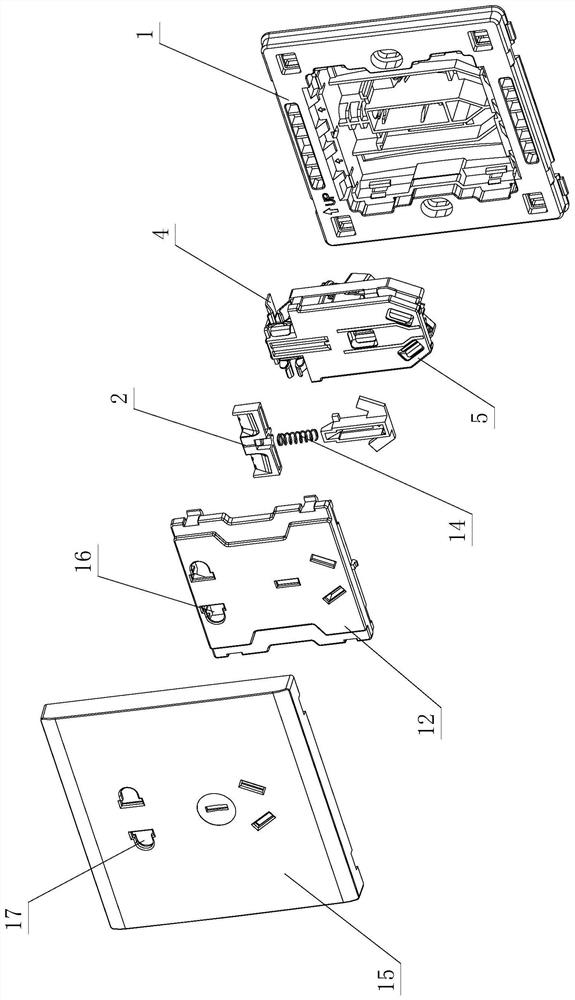 Single-electrode-plugging-prevention socket