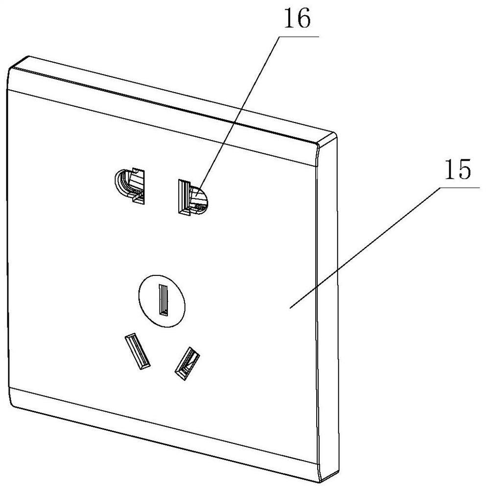 Single-electrode-plugging-prevention socket