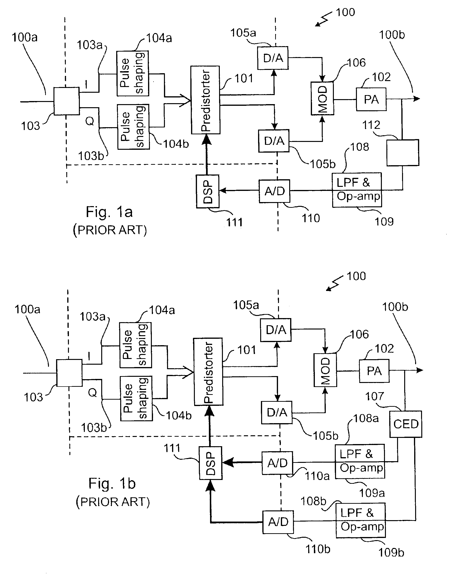 Type-based baseband predistorter function estimation technique for non-linear circuits