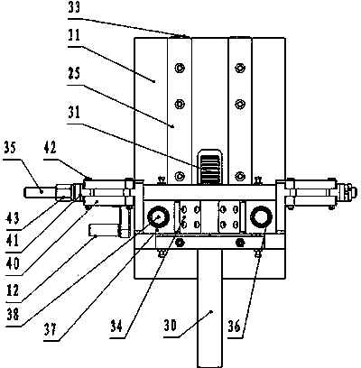 Universal fixture for processing plate spring inclined hole of heavy-duty automobile front axle