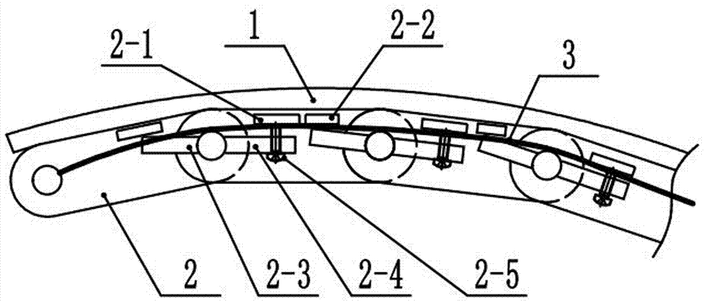 Supporting device of closestool front cover