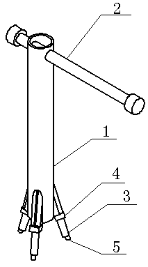 Adjustable three-jaw wrench