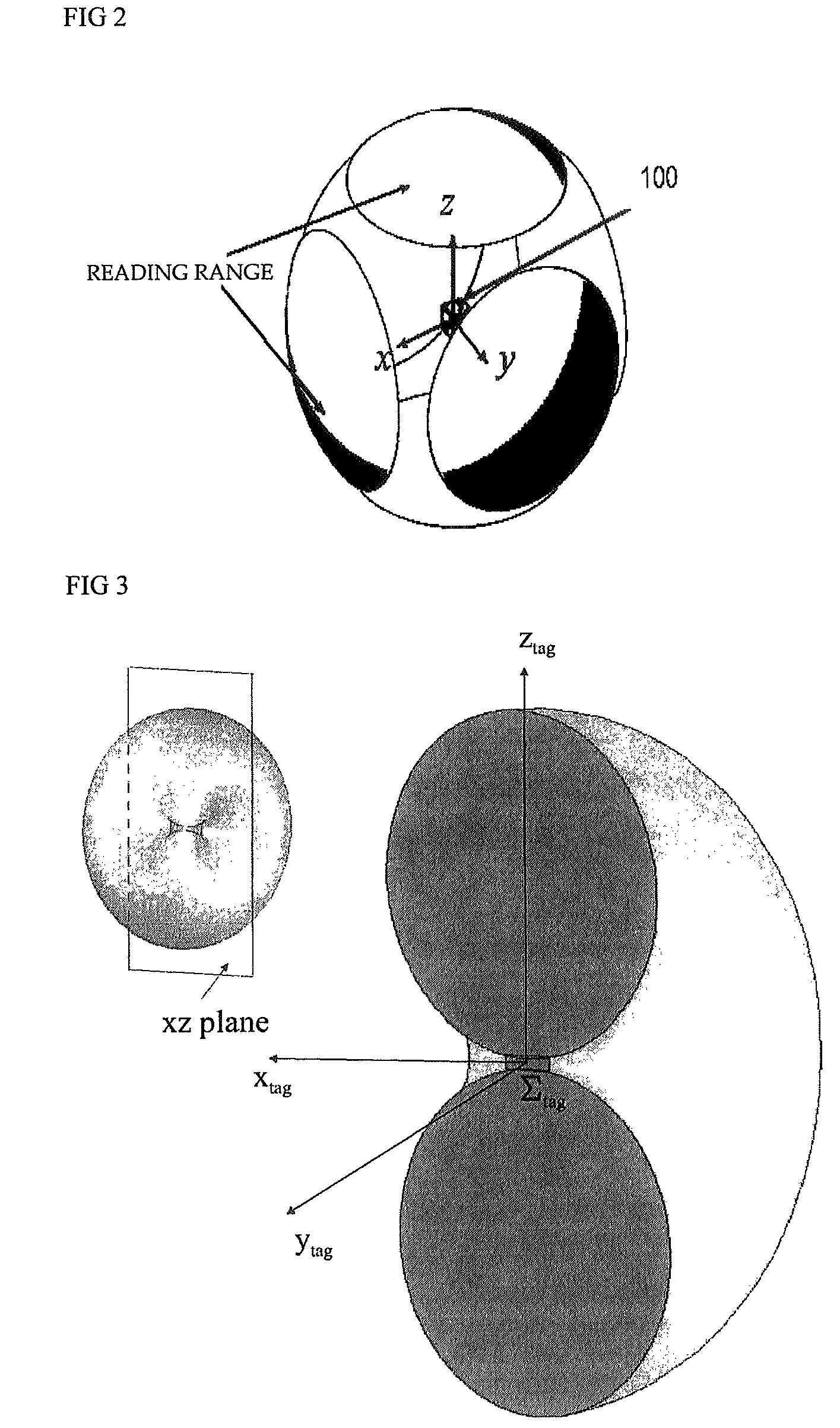 Three-dimensional radio frequency identification tag and environment condition recognition system and method using tag