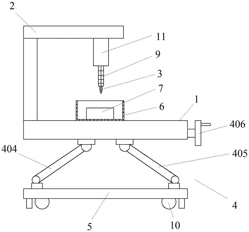 Folding type drilling equipment and working method thereof
